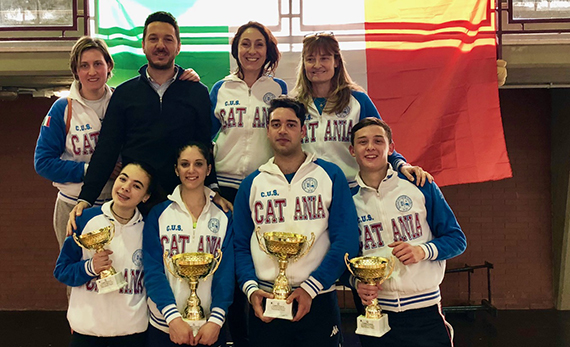 CUS Catania Scherma: exploit cusino in Coppa Italia