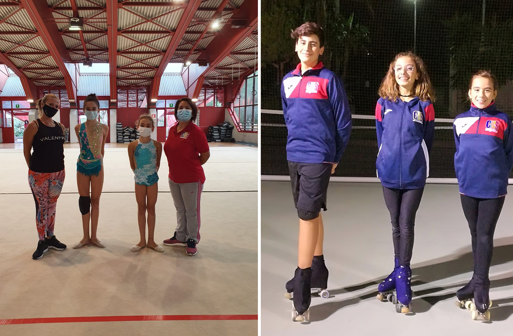 Pattinaggio e ginnastica: protagonisti i giovani cusini