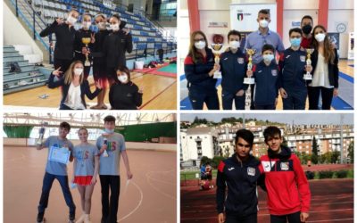 Week end cusino: bravissime le ginnaste, campionesse regionali in serie D, due campioni siciliani nel pattinaggio, il basket ai play off, scherma e atletica cusine sempre protagoniste