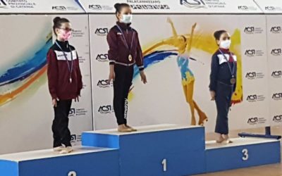 Ginnastica ritmica del CUS Ct ancora sugli scudi: podio regionale per Asia Sciuto