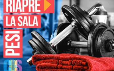 Comunicazione ai tesserati: lunedì 24 maggio riapre la sala pesi