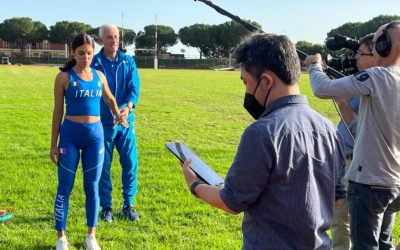 MEDIA – Una troupe della tv giapponese al CUS Catania per “apprendere” i segreti della staffetta